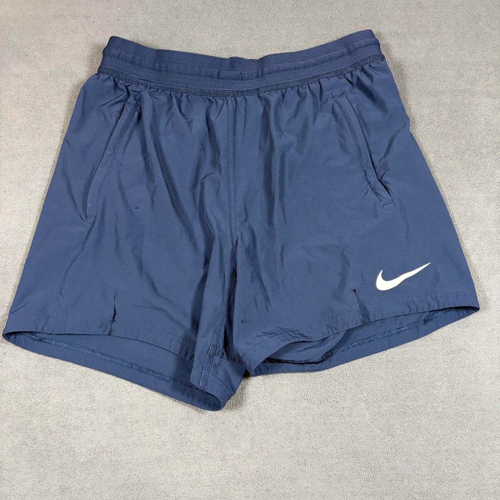 Nike Dri-FIT Shorts Mens M Navy Blue Running Training Active